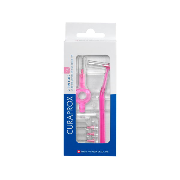 CURAPROX PRIME STAR 08 INTERDENTAL BRUSH KIT PINK