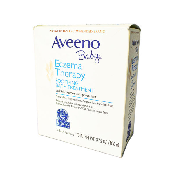 AVEENO BABY ECZEMA THERAPY SOOTHING BATH TREATMENT 5S PACKETS