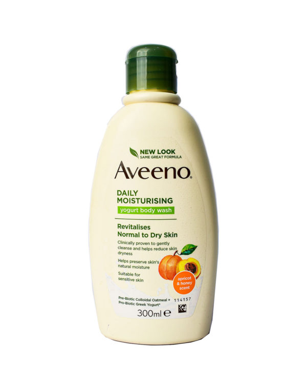 AVEENO DAILY MOISTURISING YOGURT BODY WASH 300ML