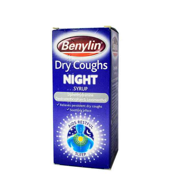 BENYLIN DRY COUGH NIGHT SYRUP 150ML