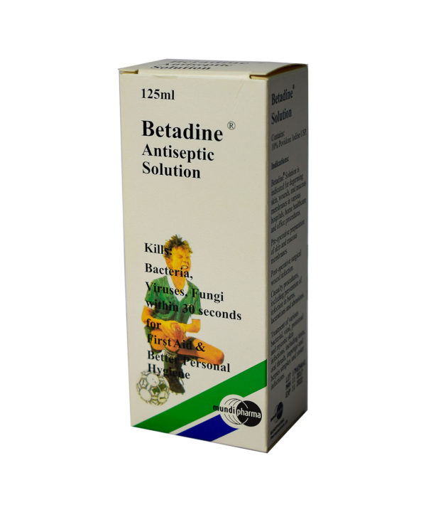 BETADINE ANTISEPTIC SOLUTION 125ML