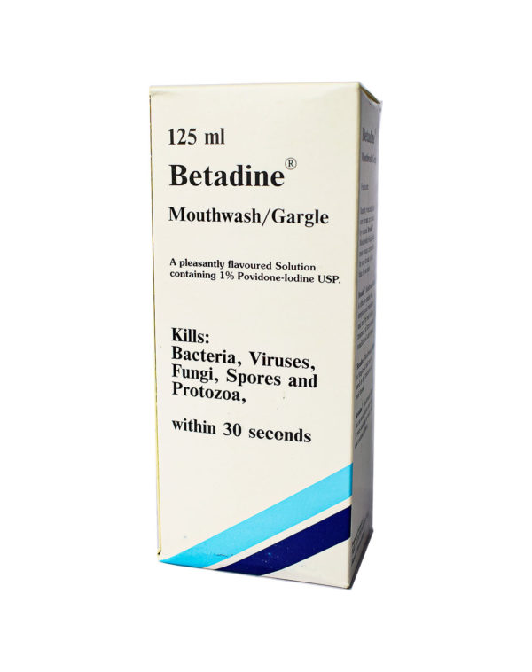 BETADINE MOUTHWASH 125ML