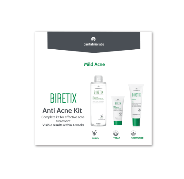 BIRETIX ANTI ACNE KIT MILD ACNE PURIFY TREAT MOISTURIZE