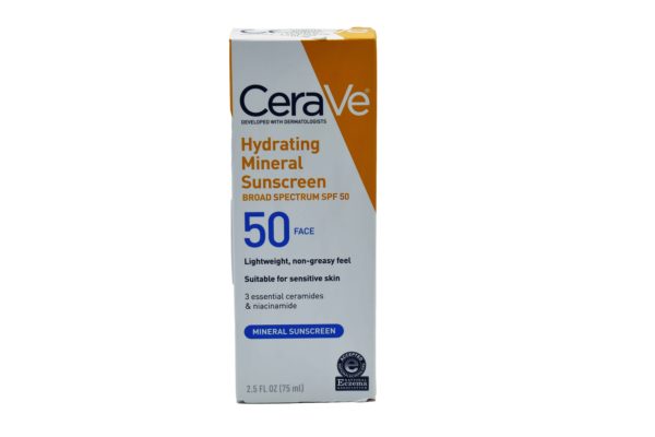 CERAVE HYDRATING MINERAL SUNSCREEN SPF50 FACE 75ML