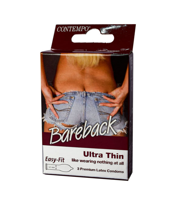 CONTEMPO BAREBACK CONDOMS 3S