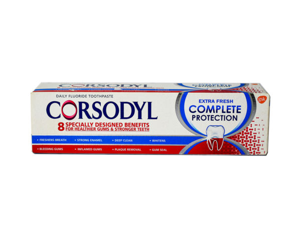 CORSODYL TOOTHPASTE EXTRA COMPLETE PROTECTION 75ML