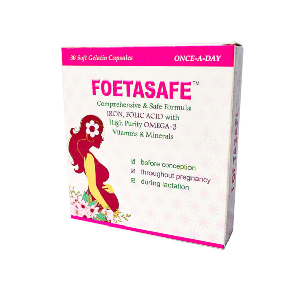 FOETASAFE SOFTGEL CAPS 3OS