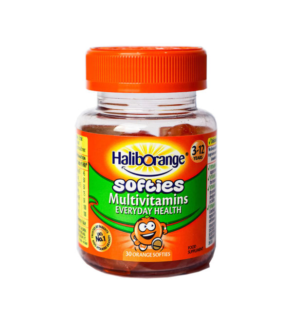 HALIBORANGE SOFTIES MULTIVITAMINS 3-12YEARS ORANGE 30S