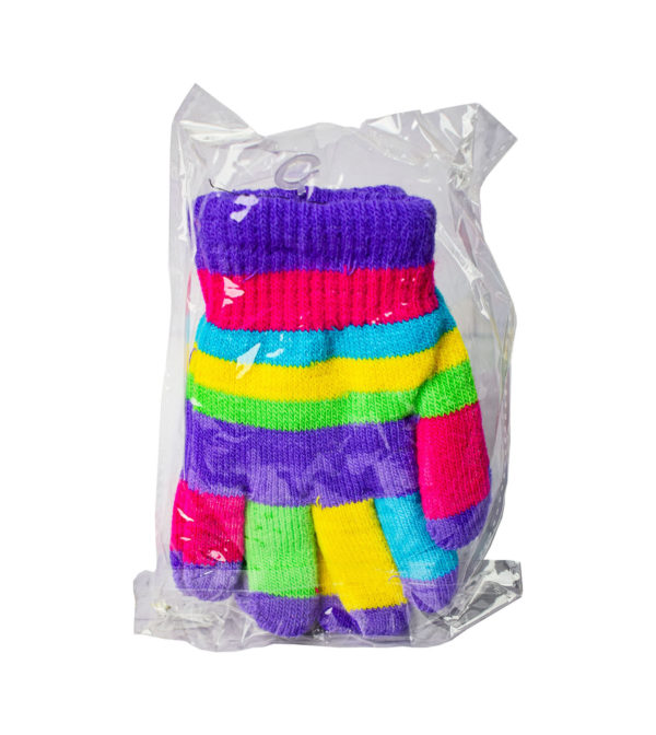 HANDY GLOVE LINED STRIPED MULTICOLOUR PAIR