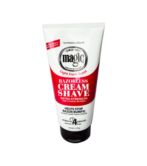 MAGIC SHAVING CREAM TUBE EXTRA STRENGTH 170ML BLUE RED