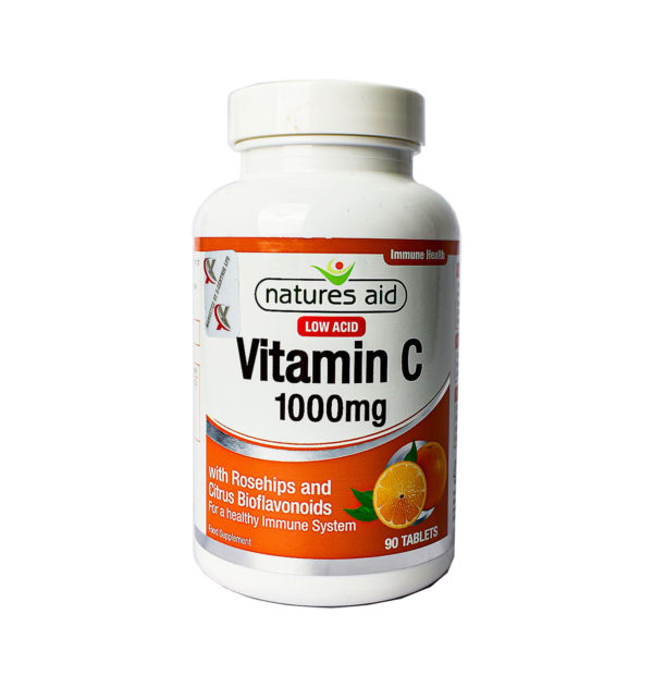 NA VITAMIN C LOW ACID 1000MG ROSEHIPS CITRUS BIOFLAVONOIDS 90TABS