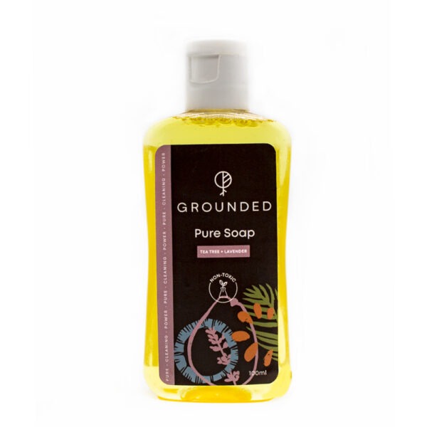 GROUNDED PURE SOAP TEA TREE LAVENDER 100ML