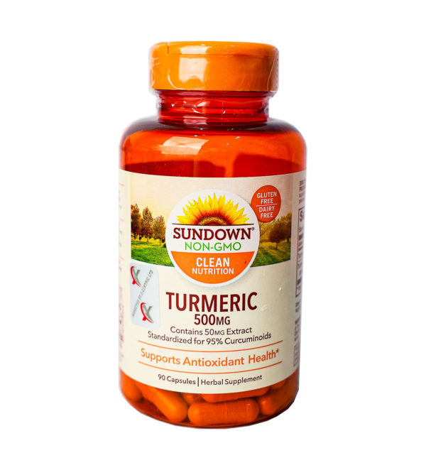 SUNDOWN TURMERIC 500MG CAPSULES 90`S