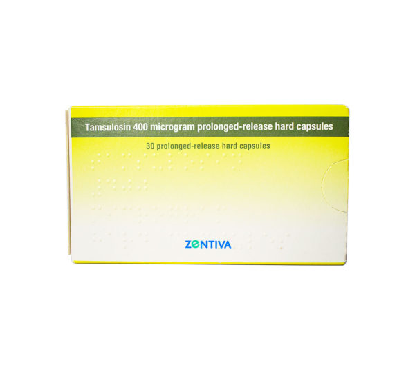 TAMSULOSIN 400MCG PR 30CAPS ZENTIVA UK