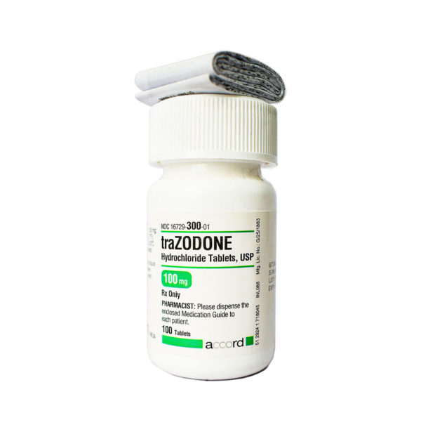 TRAZODONE HCL 100MG TABLETS 100S