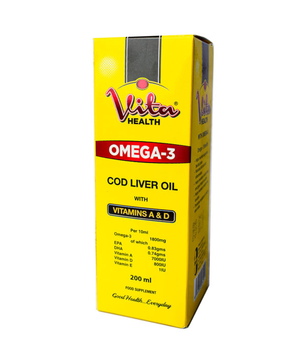 VITA HEALTH COD LIVER OIL 200ML