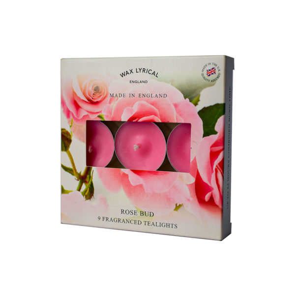 WAX LYRICAL TEALIGHTS  ROSE BUDS 9S