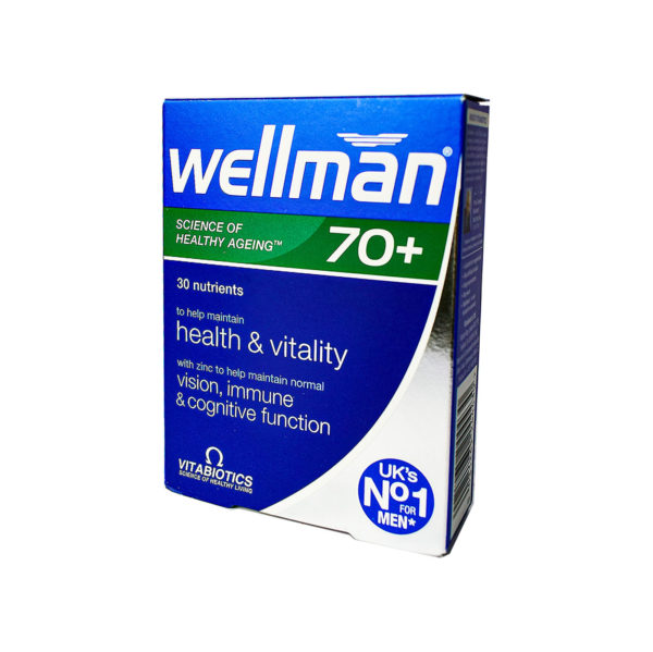 WELLMAN 70+ TABLETS 30S