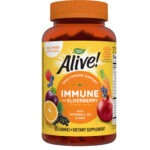 NATURES WAY ALIVE IMMUNE ELDERBERRY 90GUMMIES