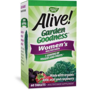 NATURES WAY ALIVE GARDEN GOODNESS WOMEN MULTIVITAMIN 60TABLETS