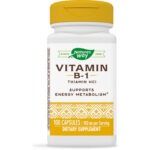 NATURES WAY VITAMIN B-1 THIAMIN 100MG 100CAPSULES B1