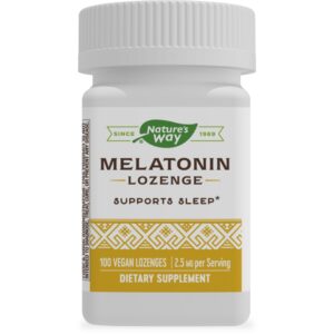NATURES WAY MELATONIN LOZENGE 2.5MG 100VEGAN