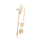 TOP CHOICE BATH BRUSH WITH WOODEN HANDLE 1994
