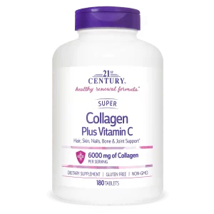 21ST CENTURY COLLAGEN PLUS VITAMIN C 180 TABLETS