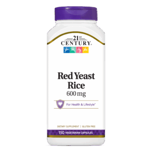 21ST CENTURY RED YEAST RICE 600MG 150VEGAN CAPSULES