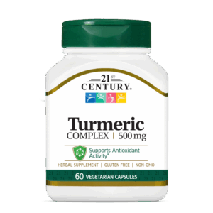 21ST CENTURY TURMERIC COMPLEX 500MG VEGETARIAN 60CAPS