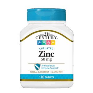 21ST CENTURY ZINC 50MG TABLETS 110