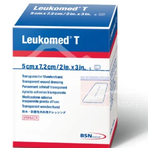 LEUKOMED T PLUS TRANSPARENT WOUND DRESSING 5CM *7.2 CM