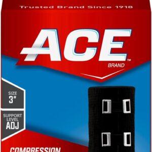 3M ACE ELASTIC BANDAGE WITH CLIPS 3INCH