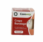 CAREWAY CREPE BANDAGE 5CM*4.5M STRETCHED