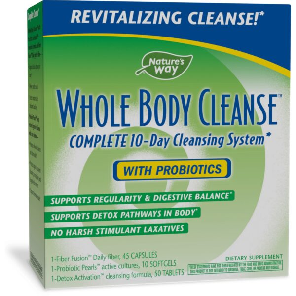 NATURES WAY WHOLE BODY CLEANSE REVITALIZING WITH PROBIOTICS