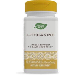 NATURES WAY L-THEANINE 200MG 60VEGAN CAPSULES