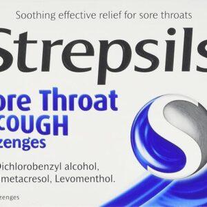 STREPSILS SORE THROAT & COUGH LOZENGES 24S