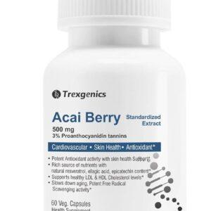 ACAI BERRY 3% PROANTHOCYANIDIN TANNINS 500MG 60S