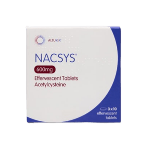 ACETYLCYSTEINE NACSYS 600MG TABLETS 30S UK