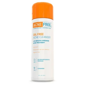 ACNE FREE OIL FREE ACNE CLEANSER 237ML 2.5% BENZOYL PEROXIDE