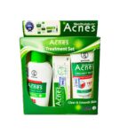 ACNES TREATMENT SET CREAMY WASH SOOTHING TONER SEALING GEL