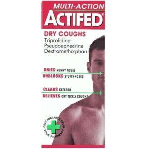 ACTIFED DRY COUGH & COLD 100ML