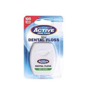 ACTIVE ORAL CARE MINT ADVANCED FLUORIDE DENTAL FLOSS 100M