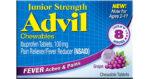 ADVIL JUNIOR STRENGTH CHEWABLES 100MG 24S GRAPE