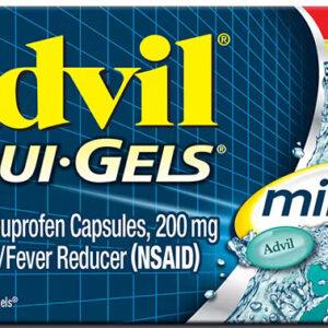 ADVIL LIQUI GELS MINIS 20CAPS IBUPROFEN 200MG
