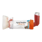 AEROCHAMBER SMALL MASK ORANGE 0-18MONTHS