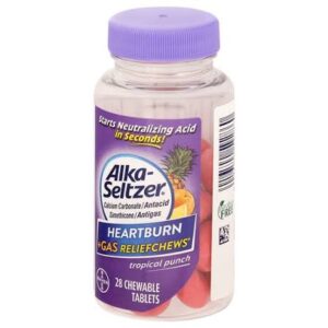 ALKA SELTZER HEARTBURN+GAS RELIEFCHEWS 28S