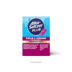 ALKA-SELTZER PLUS COLD & COUGH POWERMAX GELS 16CAPS