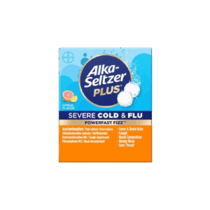 ALKA-SELTZER PLUS SEVERE COLD & FLU POWERFAST FIZZ 24TABLETS
