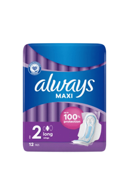 ALWAYS MAXI PADS 12S